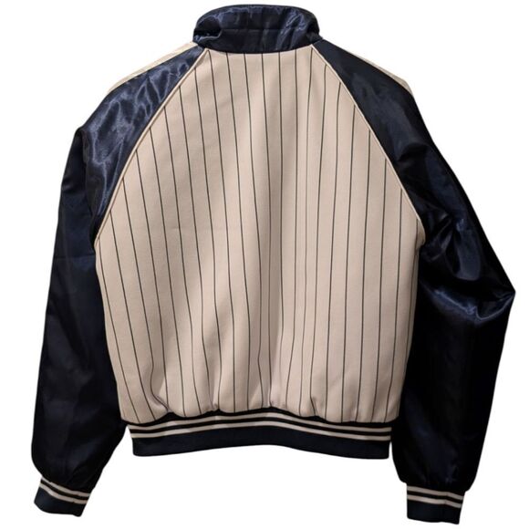 VTG New York Yankees 1927 & 1952 World Series Champions Pinstripe Jkt Women's L - Picture 2 of 10